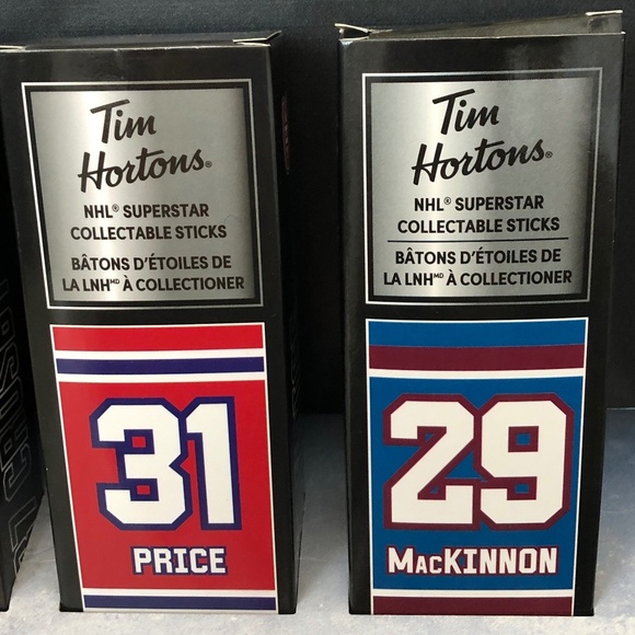 NHL, Tim Hortons, Collectable, Mini, Hockey Sticks, Superstar Lockers & Display - Picture 4 of 15